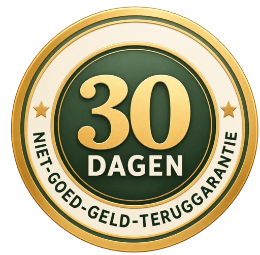 30 dagen niet-goed-geld-teruggarantie