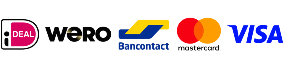 Betaal veilig met iDEAL, Wero, Bancontact, Mastercard en Visa